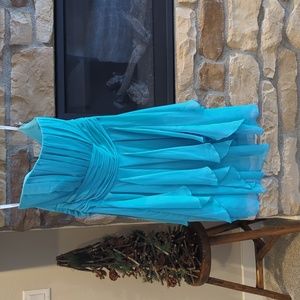 Bridesmaid/cocktail dress Size 10,  from David's Bridal, Aqua never worn.